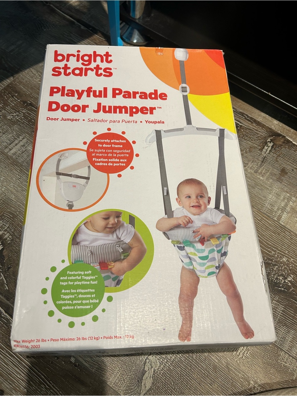 Bright Starts Baby Door Jumper - Multicolor Stripes